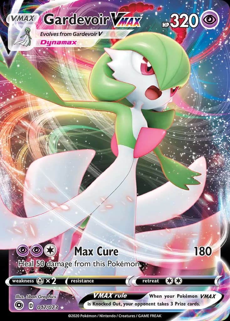 Gardevoir VMAX — Champion's Path 17 Pokémon card