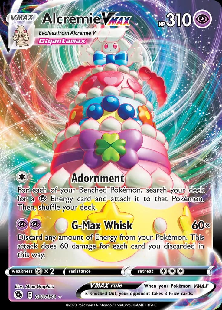 Alcremie VMAX — Champion's Path 23 Pokémon card
