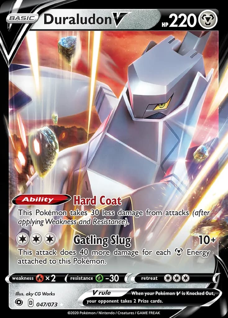 Duraludon V — Champion's Path 47 Pokémon card