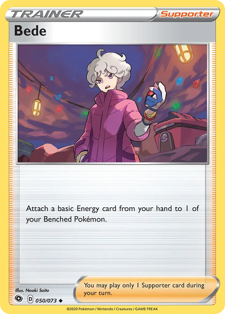 Bede — Champion's Path 50 Pokémon card