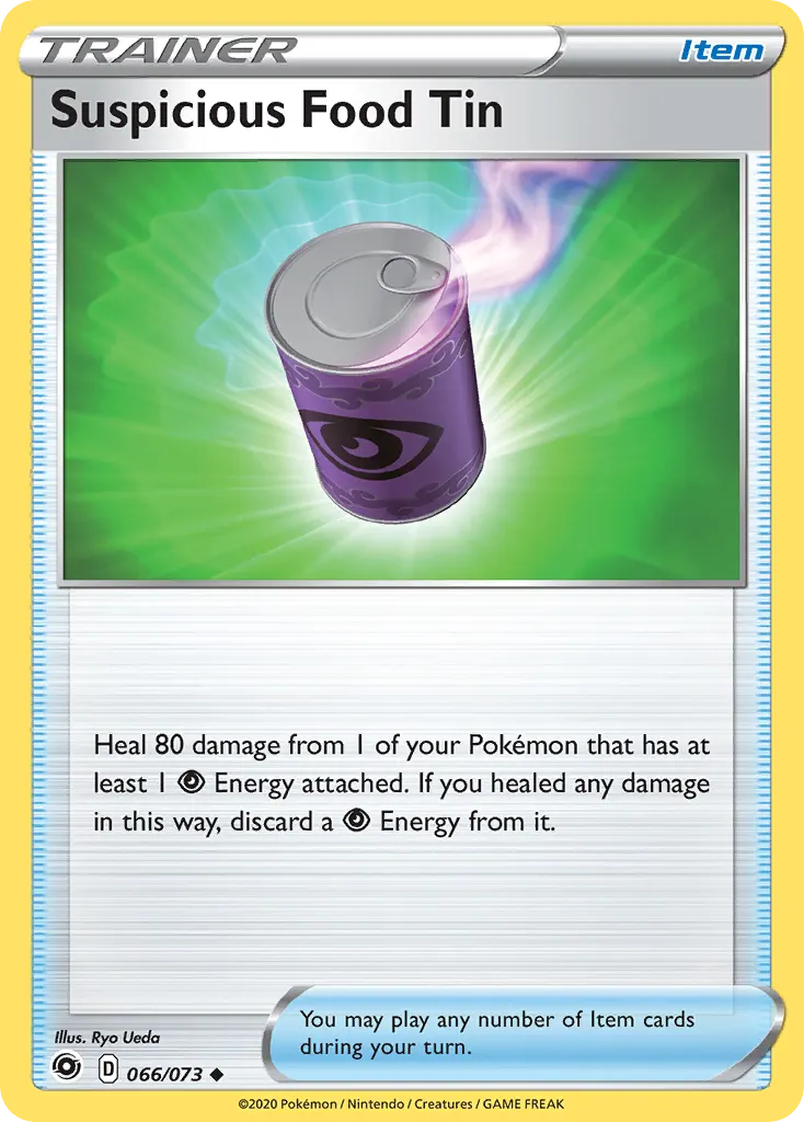 Suspicious Food Tin — Champion's Path 66 Pokémon card