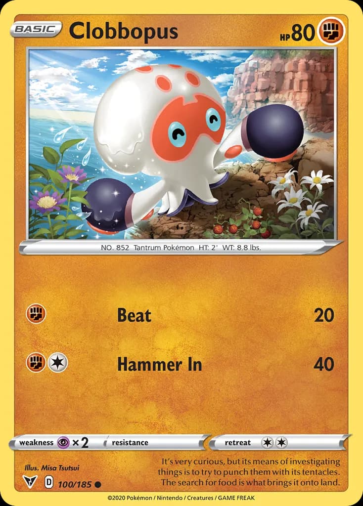 Clobbopus — Vivid Voltage 100 Pokémon card