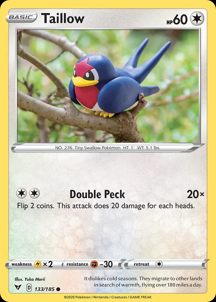Taillow — Vivid Voltage 133 Pokémon card
