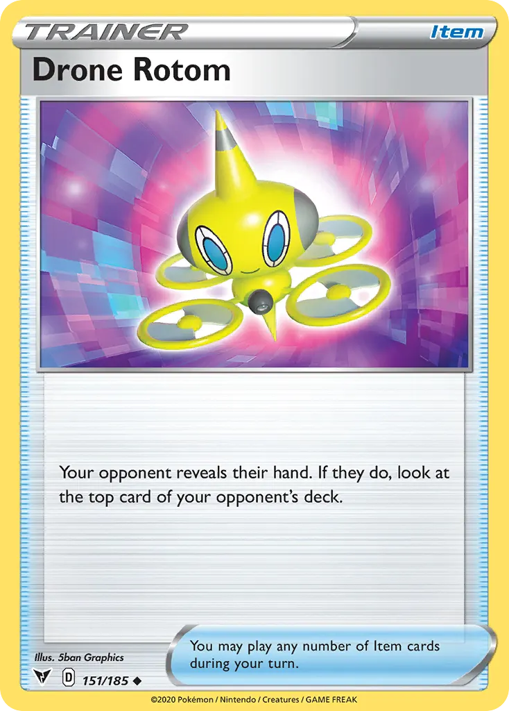 Drone Rotom — Vivid Voltage 151 Pokémon card
