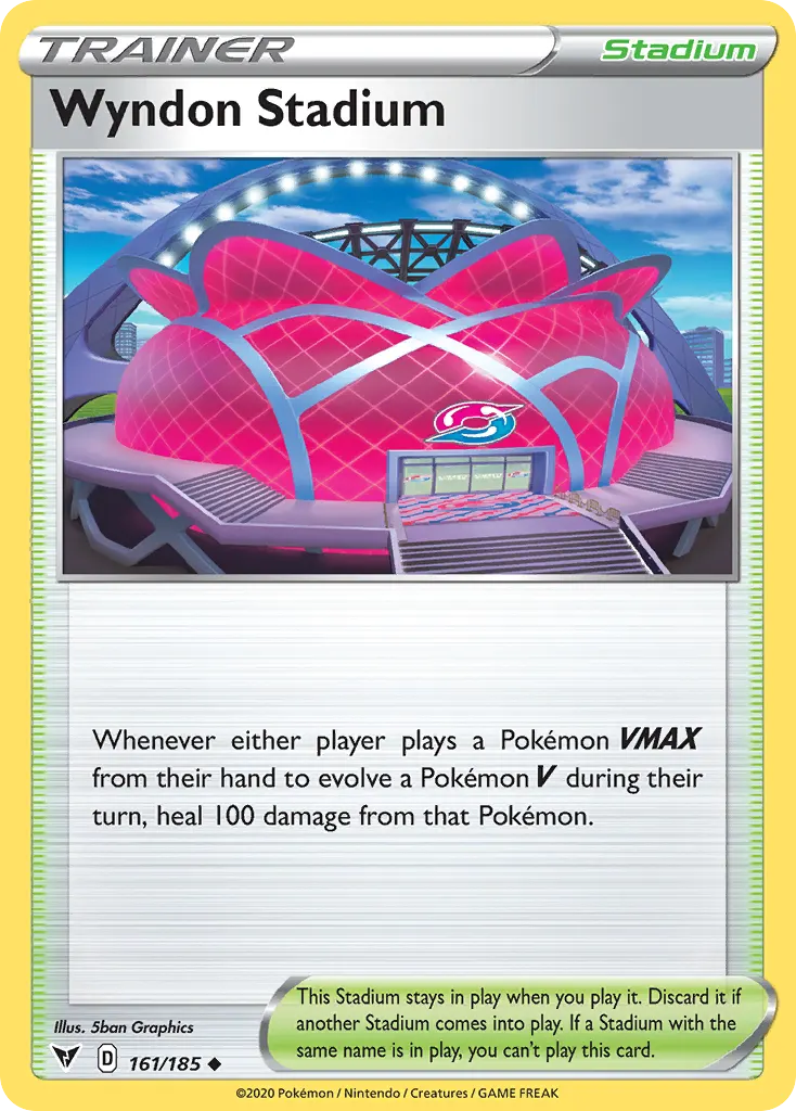 Wyndon Stadium — Vivid Voltage 161 Pokémon card