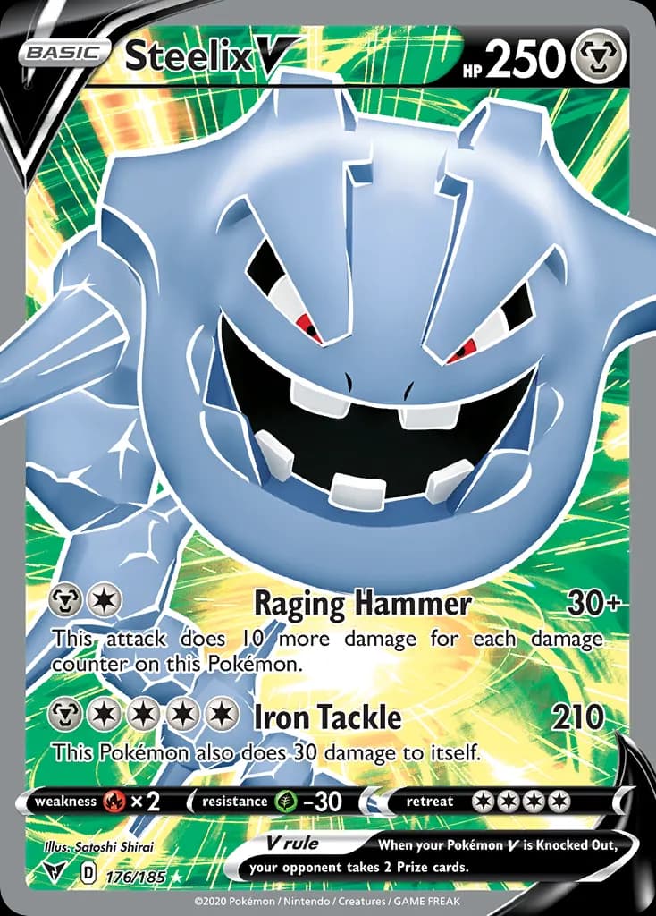 Steelix V — Vivid Voltage 176 Pokémon card