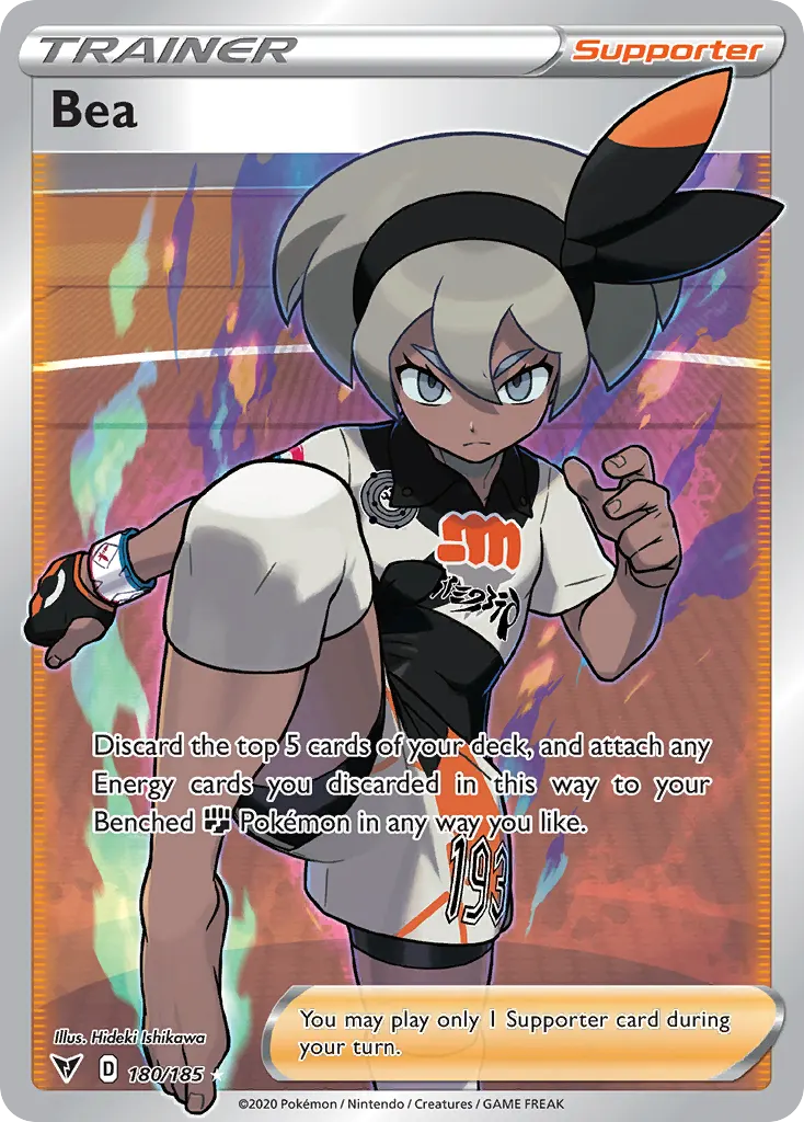Bea — Vivid Voltage 180 Pokémon card