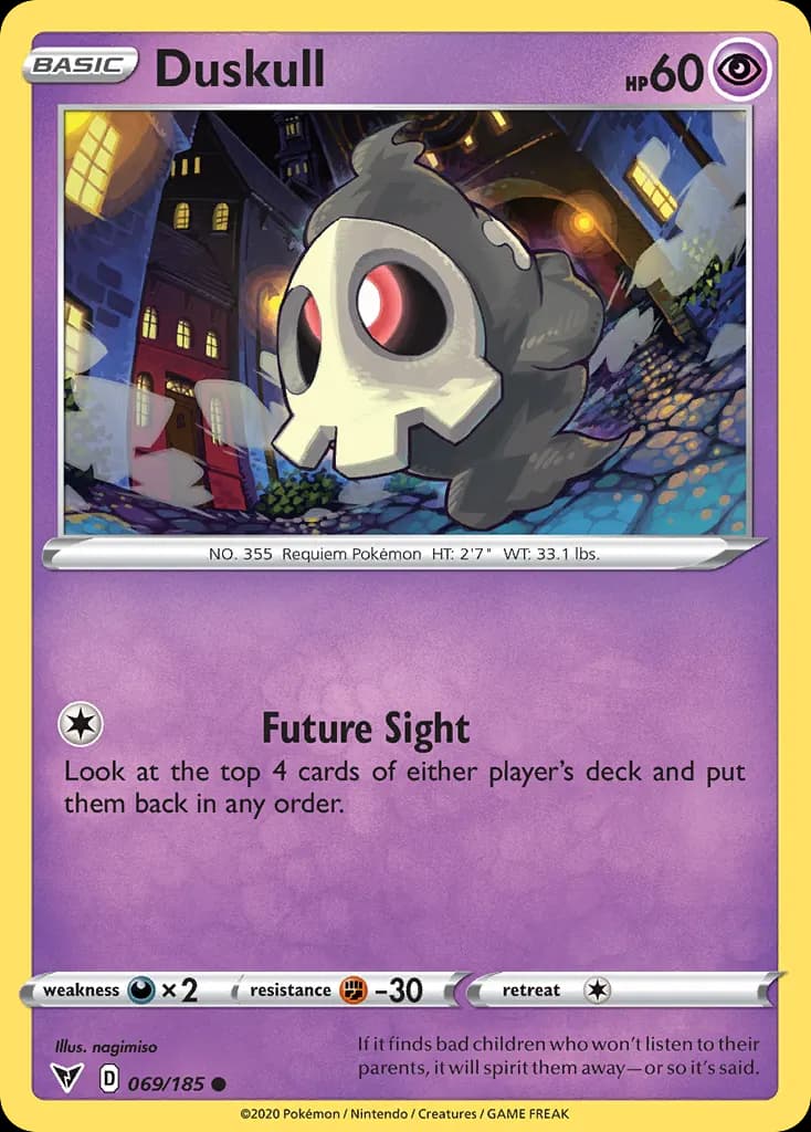 Duskull — Vivid Voltage 69 Pokémon card