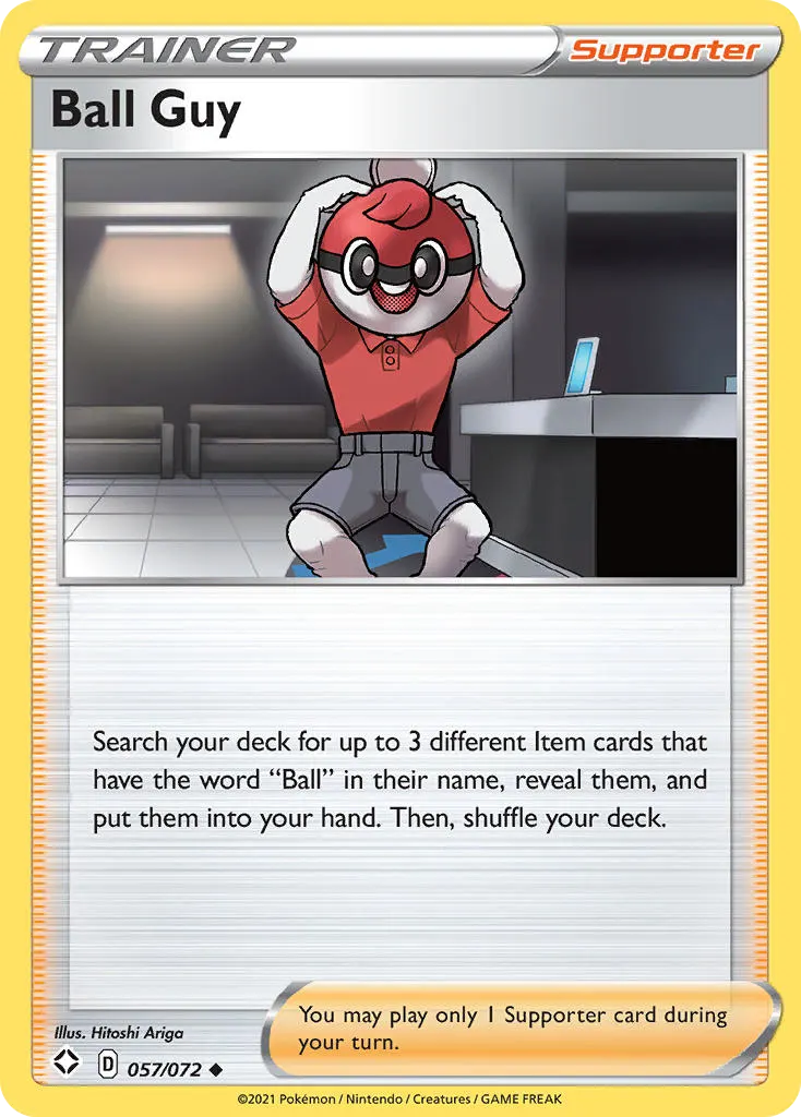 Ball Guy — Shining Fates 57 Pokémon card