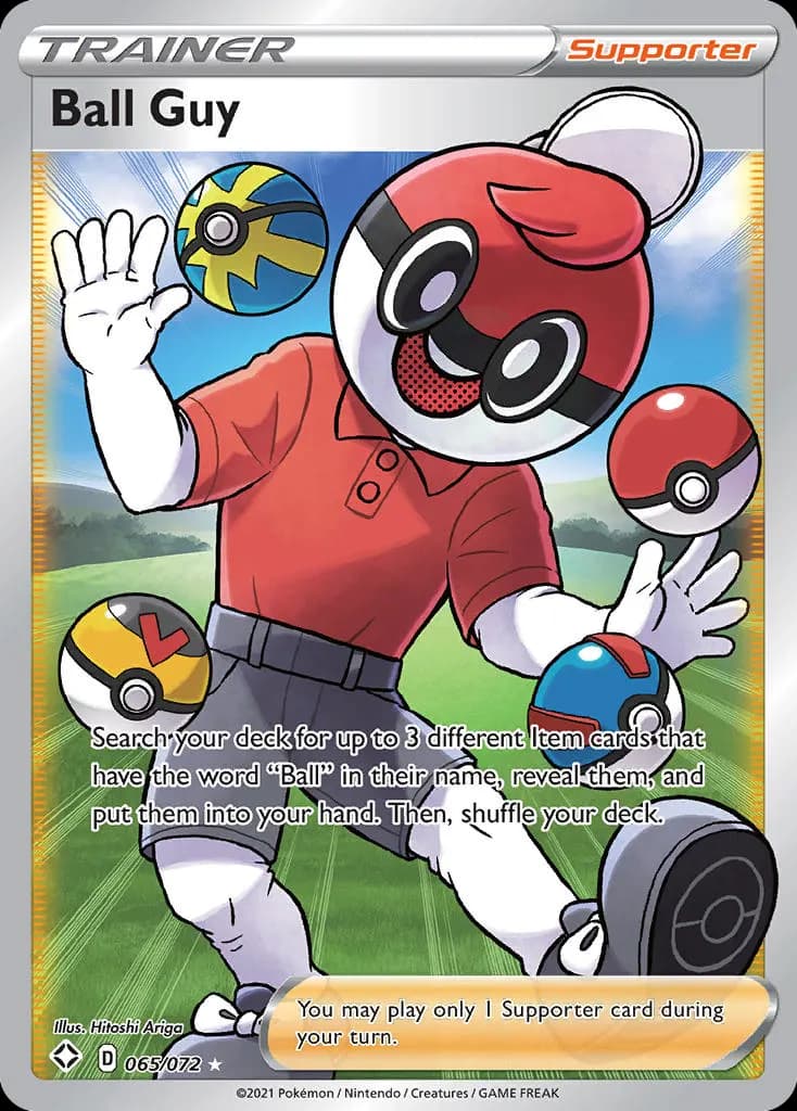 Ball Guy — Shining Fates 65 Pokémon card