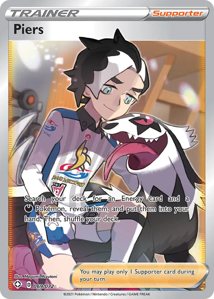 Piers — Shining Fates 69 Pokémon card