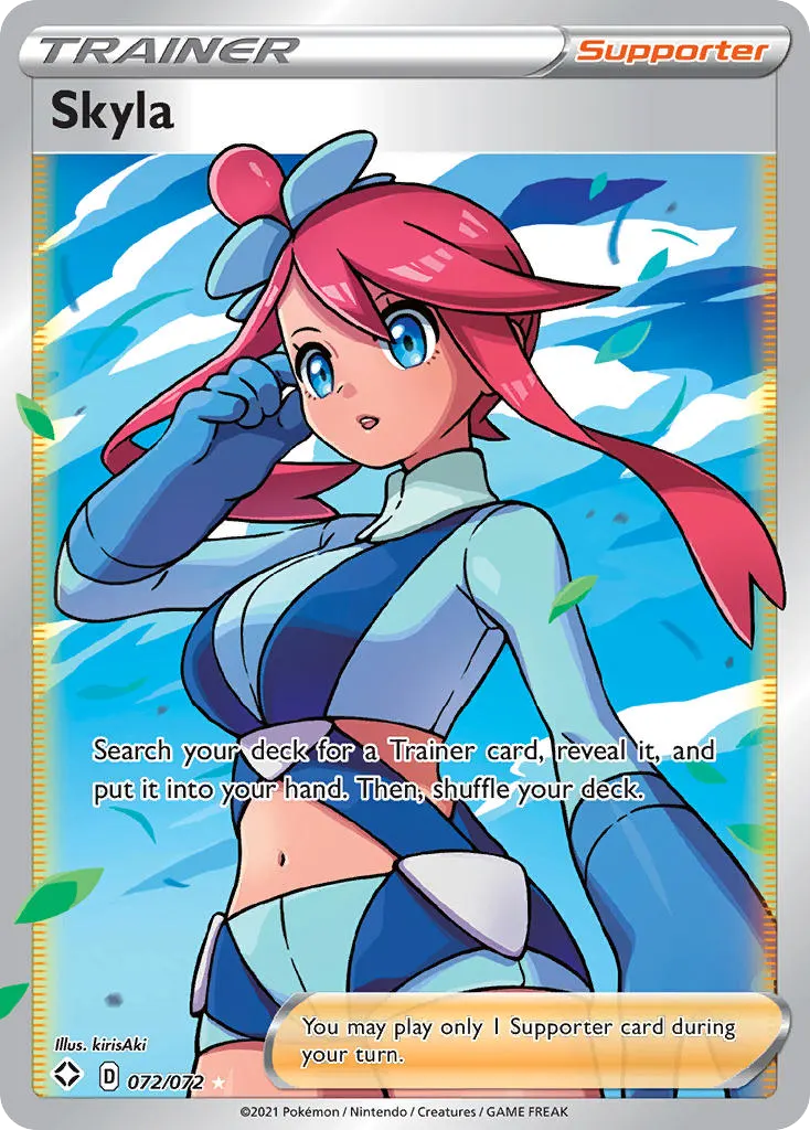 Skyla — Shining Fates 72 Pokémon card