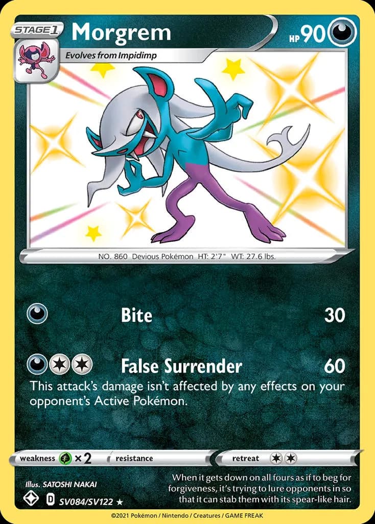 Pelzebub — Glänzendes Schicksal Glitzer-Tresor SV084 German Pokémon card