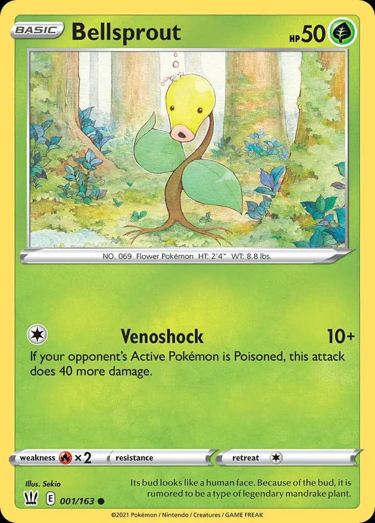 Bellsprout — Battle Styles 1 Pokémon card