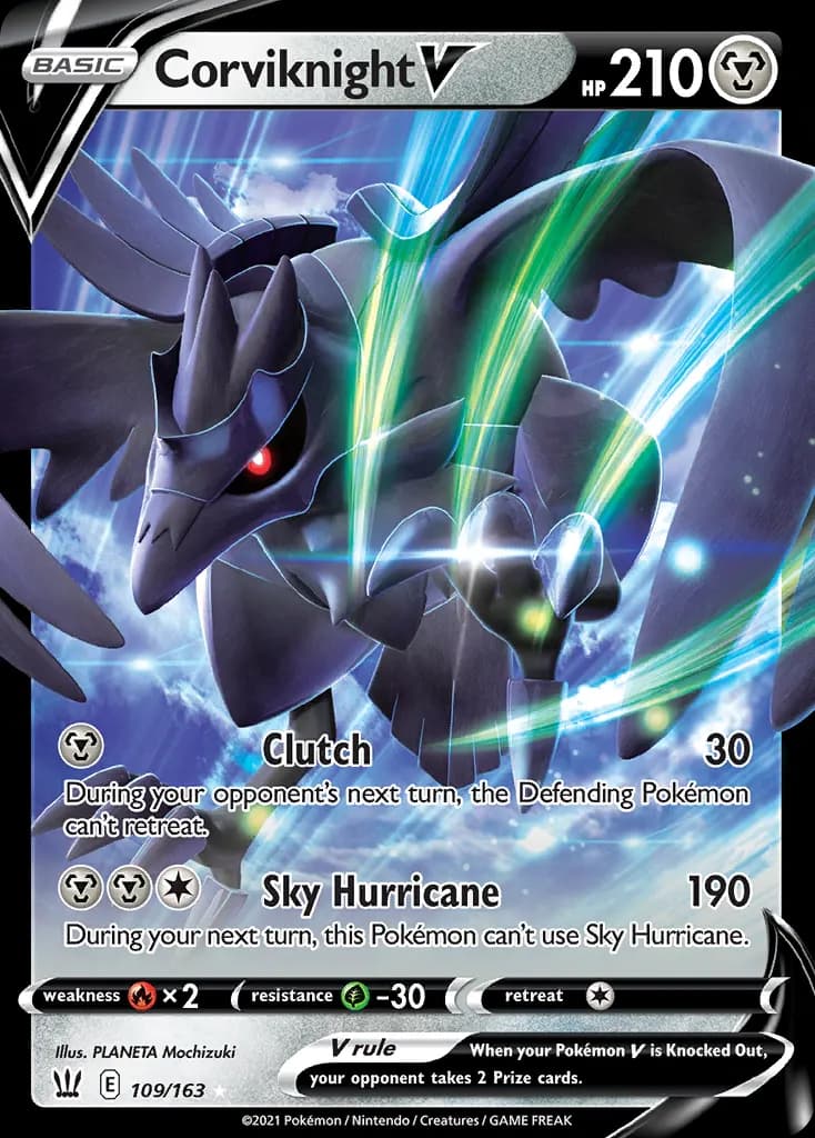Corviknight V — Battle Styles 109 Pokémon card