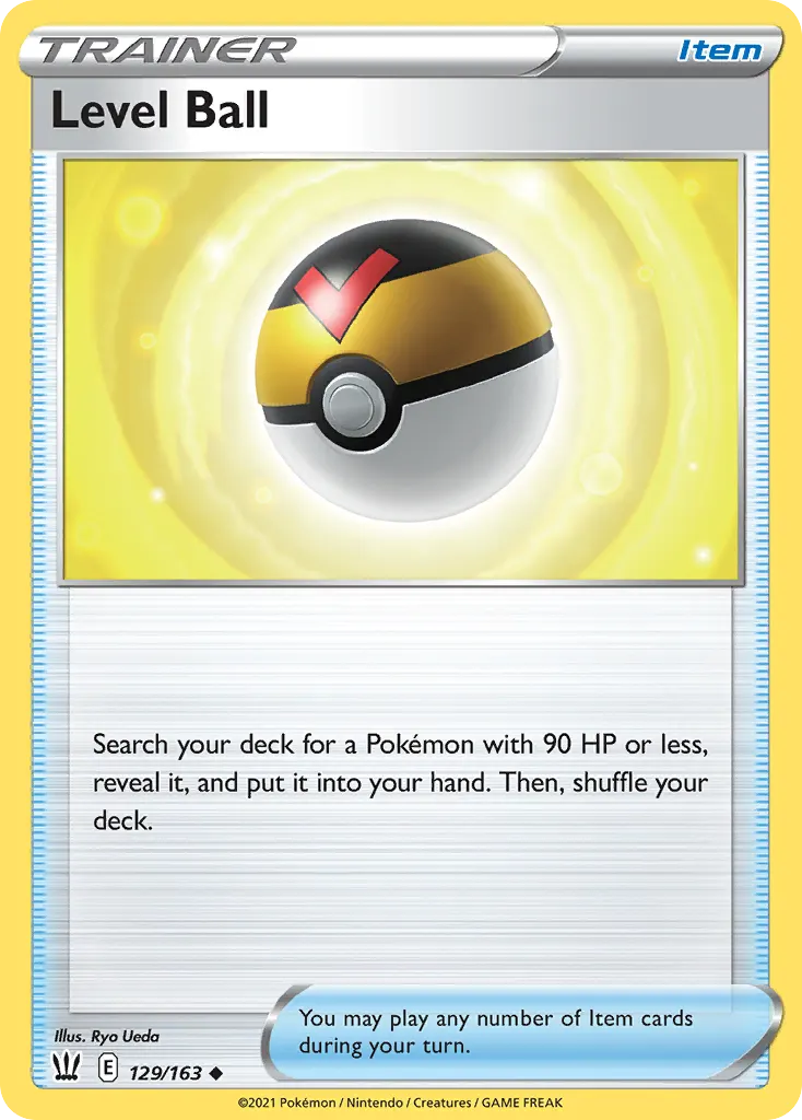 Level Ball — Battle Styles 129 Pokémon card