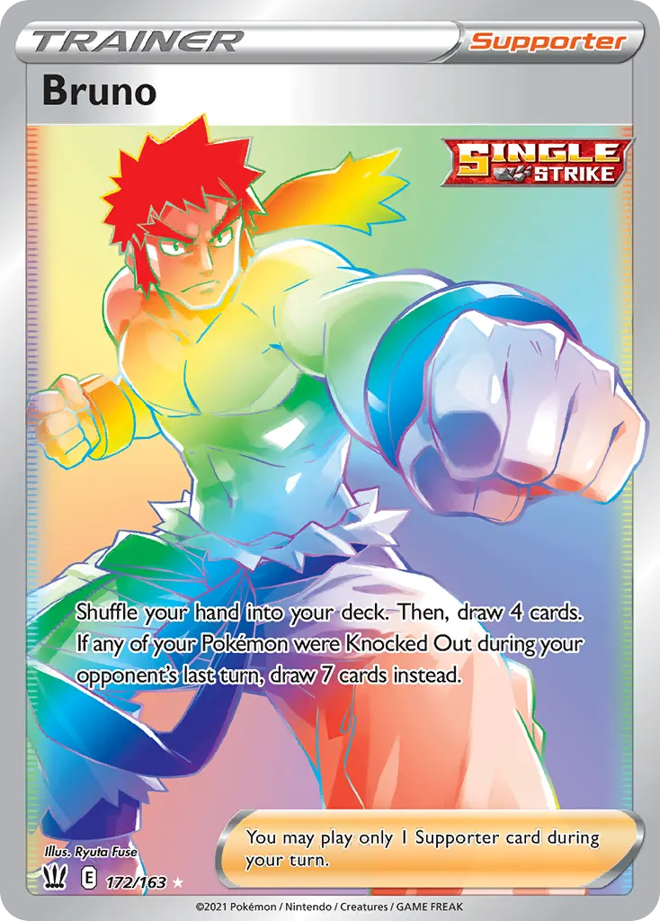 Bruno — Battle Styles 172 Pokémon card