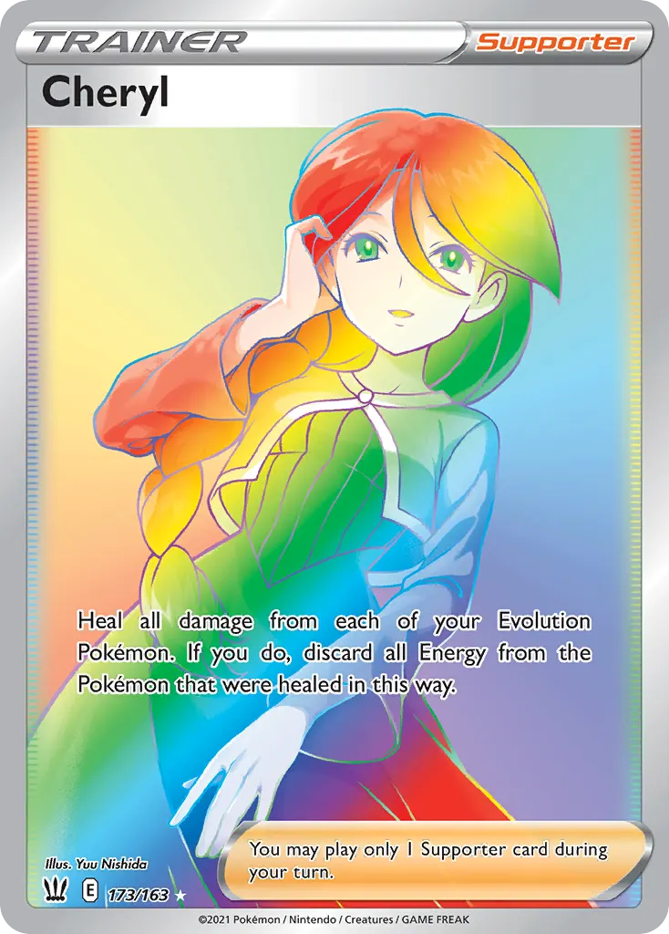 Cheryl — Battle Styles 173 Pokémon card