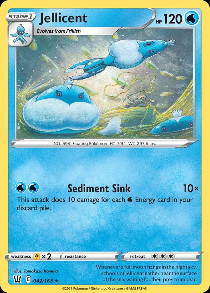 Jellicent — Battle Styles 42 Pokémon card