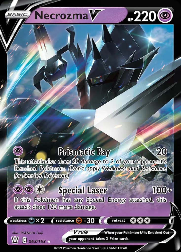 Necrozma V — Battle Styles 63 Pokémon card