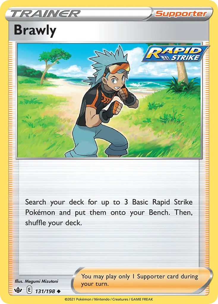 Brawly — Chilling Reign 131 Pokémon card