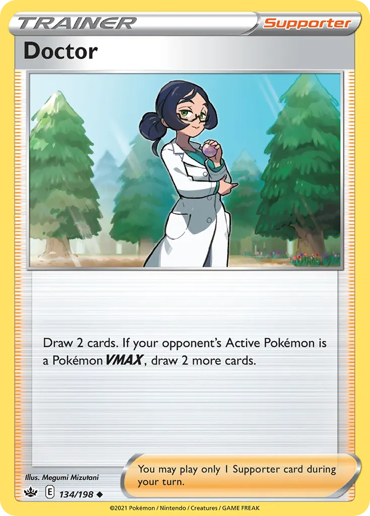 Doctor — Chilling Reign 134 Pokémon card