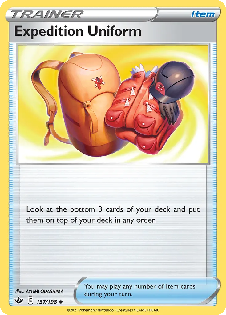 Expedition Uniform — Chilling Reign 137 Pokémon card