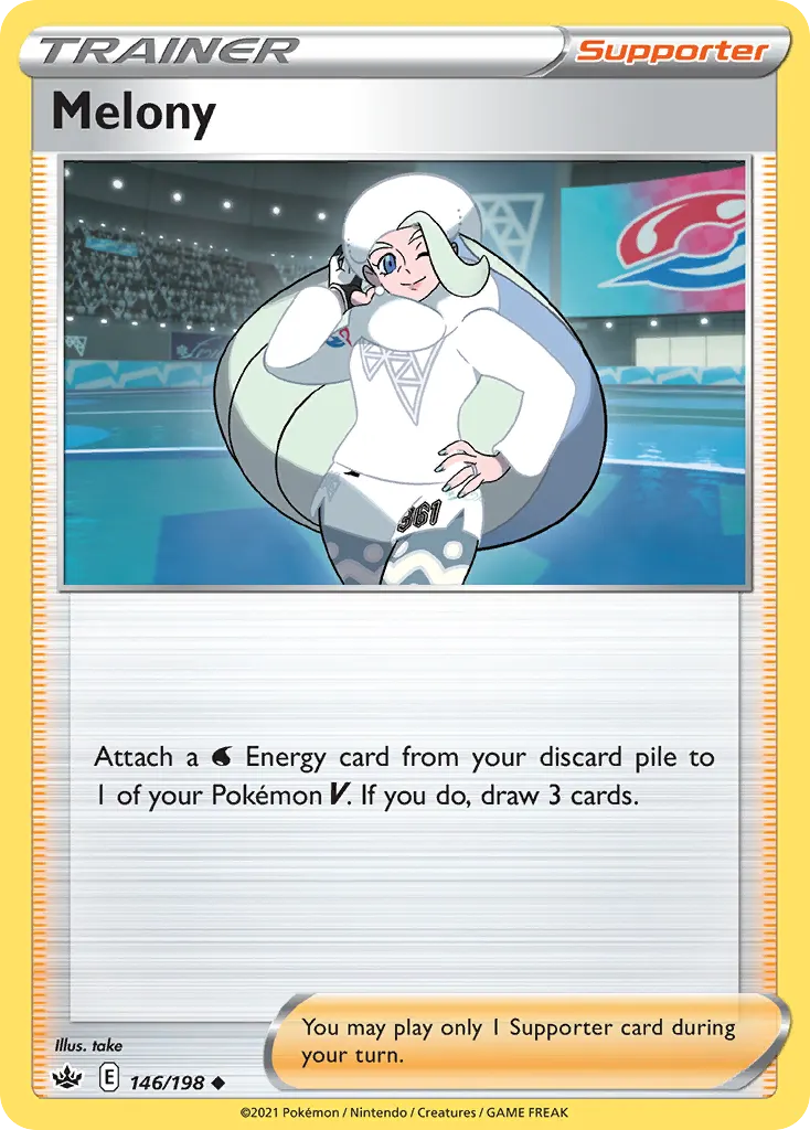 Melony — Chilling Reign 146 Pokémon card