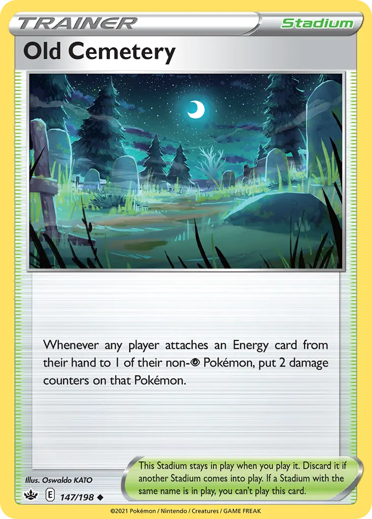 Old Cemetery — Chilling Reign 147 Pokémon card
