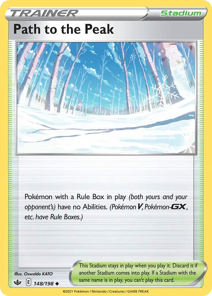 Path to the Peak — Chilling Reign 148 Pokémon card