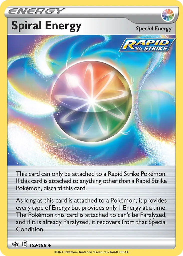 Spiral Energy — Chilling Reign 159 Pokémon card