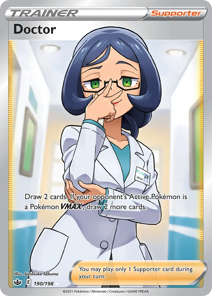 Doctor — Chilling Reign 190 Pokémon card