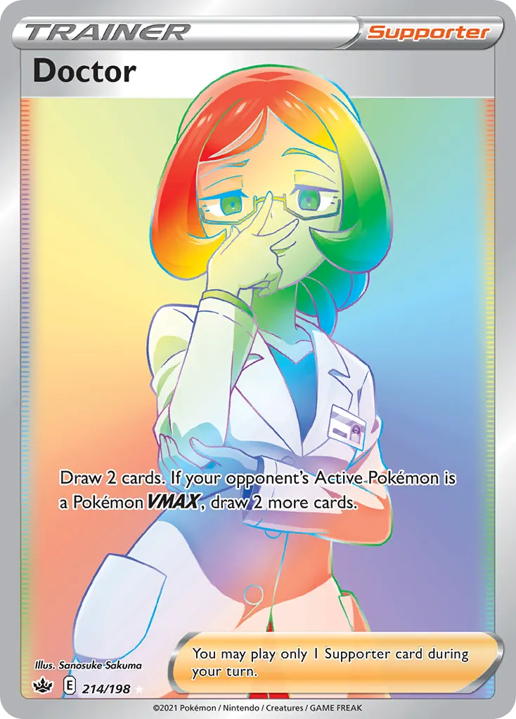 Doctor — Chilling Reign 214 Pokémon card