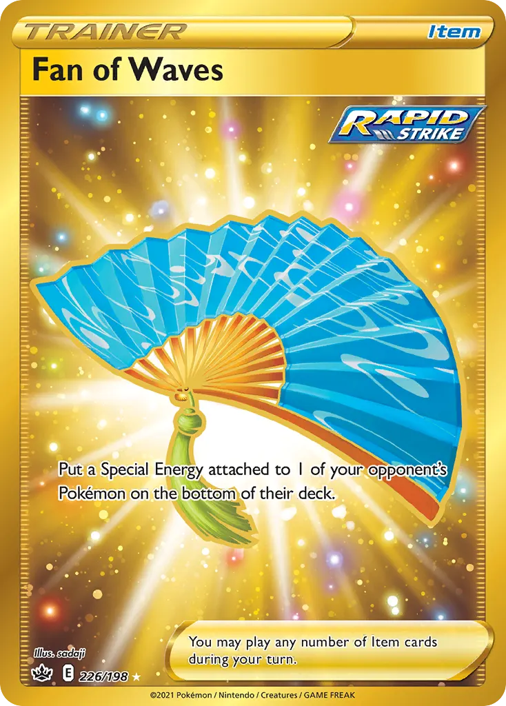Fan of Waves — Chilling Reign 226 Pokémon card