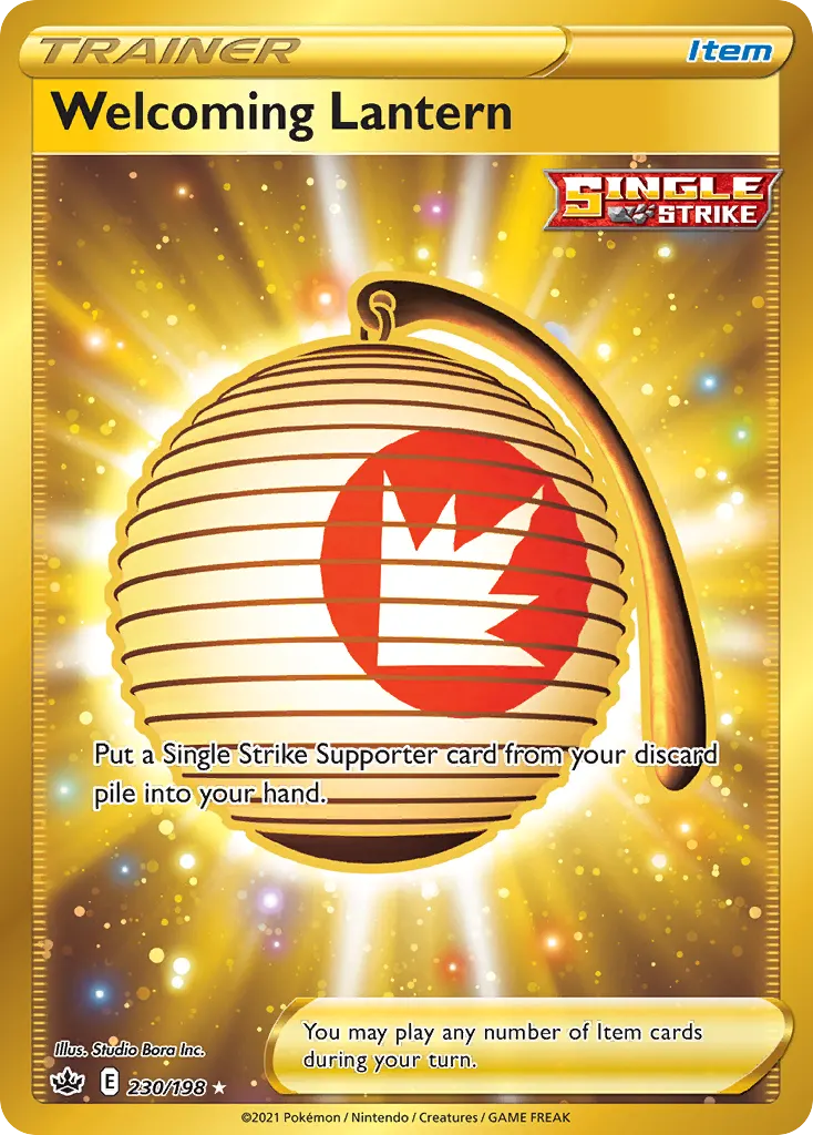 Welcoming Lantern — Chilling Reign 230 Pokémon card