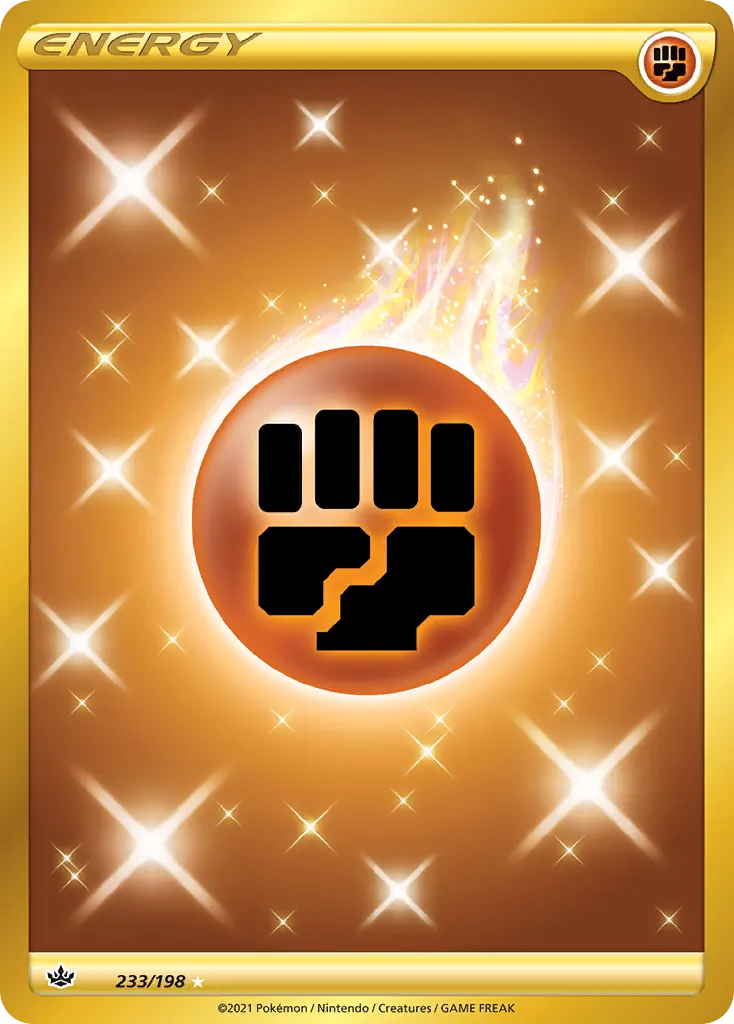 Fighting Energy — Chilling Reign 233 Pokémon card