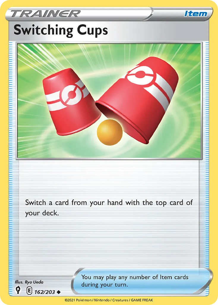 Switching Cups — Evolving Skies 162 Pokémon card