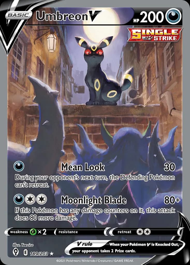 Umbreon V — official card artwork (representative)