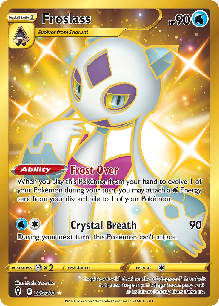 Froslass — Evolving Skies 226 Pokémon card