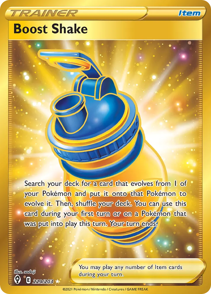 Boost Shake — Evolving Skies 229 Pokémon card