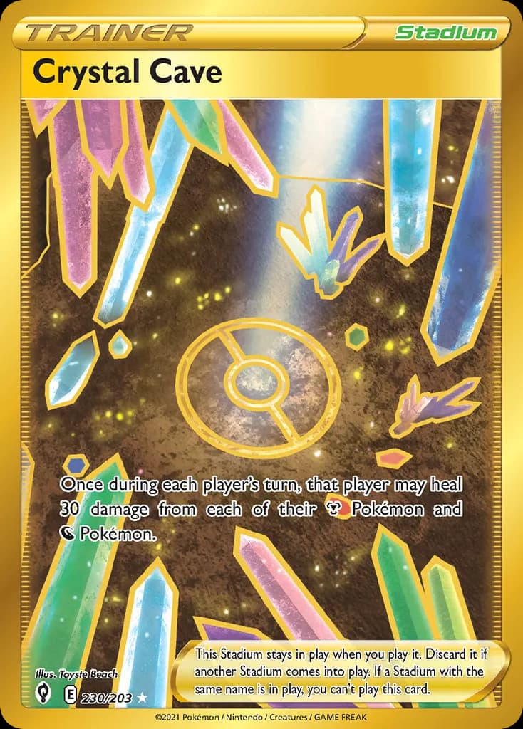 Crystal Cave — Evolving Skies 230 Pokémon card