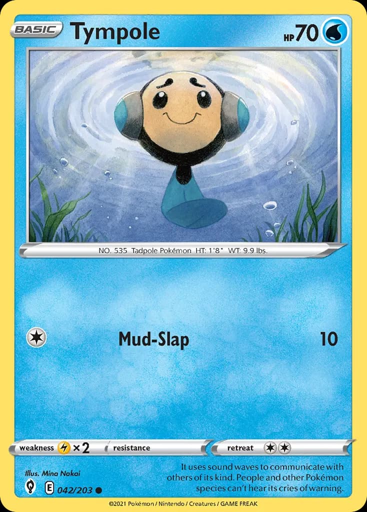 Tympole — Evolving Skies 42 Pokémon card
