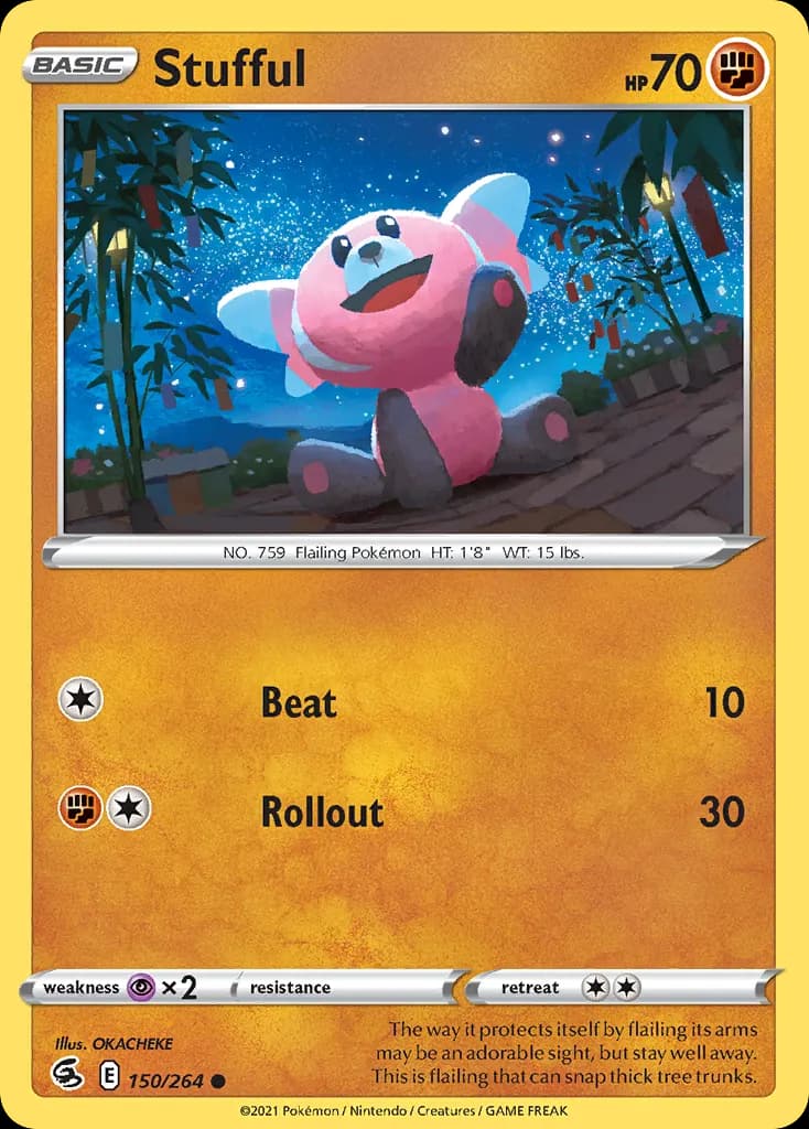 Stufful — Fusion Strike 150 Pokémon card