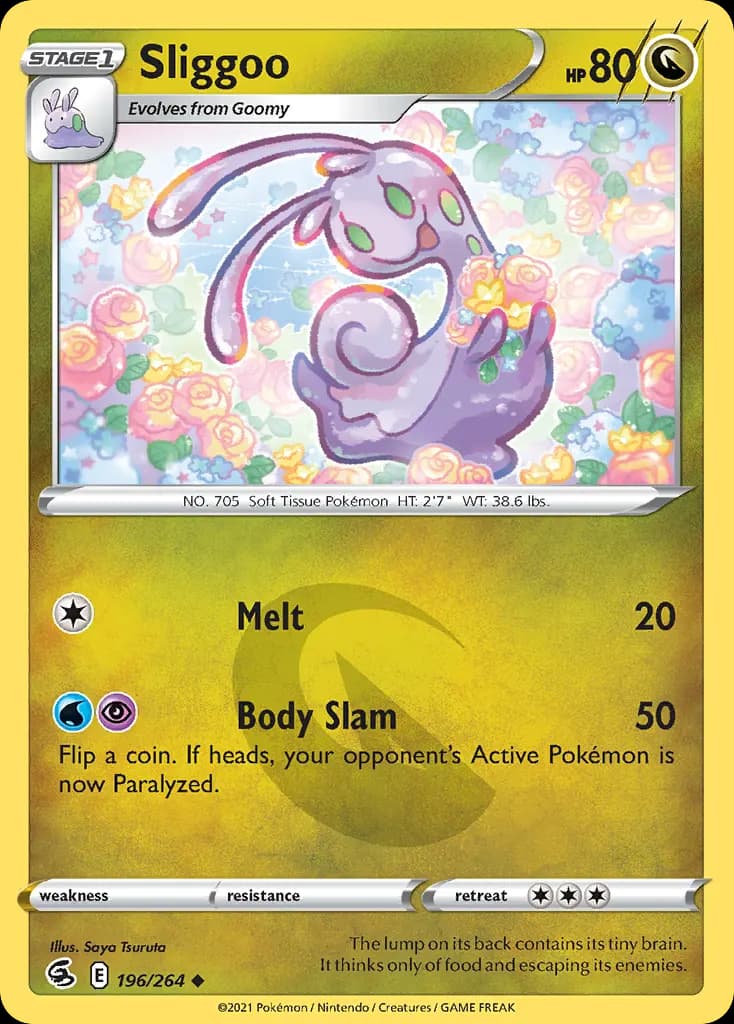 Sliggoo — Fusion Strike 196 Pokémon card