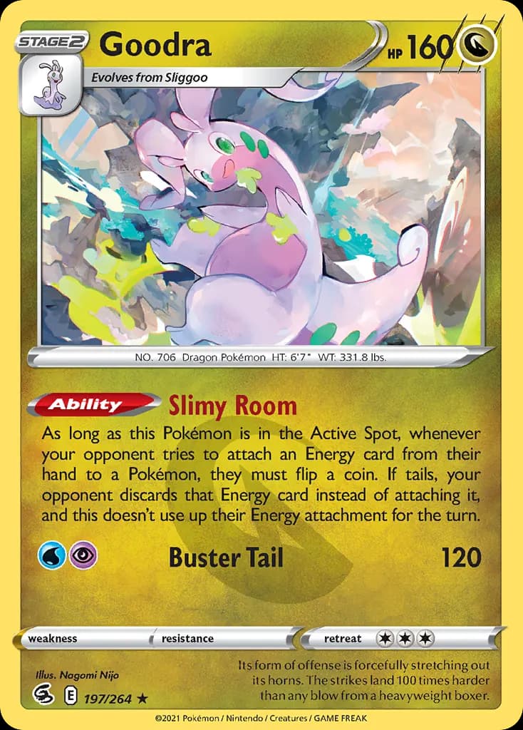 Goodra — Fusion Strike 197 Pokémon card