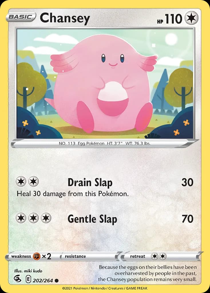 Chansey — Fusion Strike 202 Pokémon card