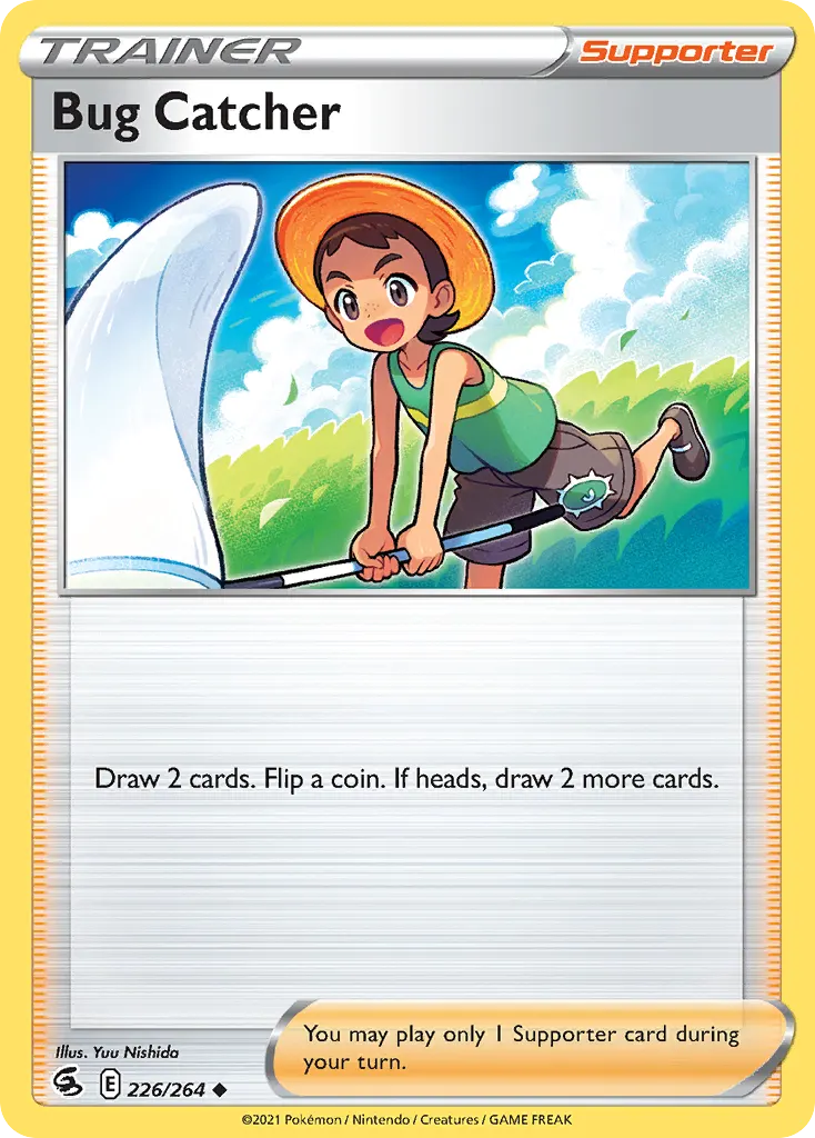 Bug Catcher — Fusion Strike 226 Pokémon card