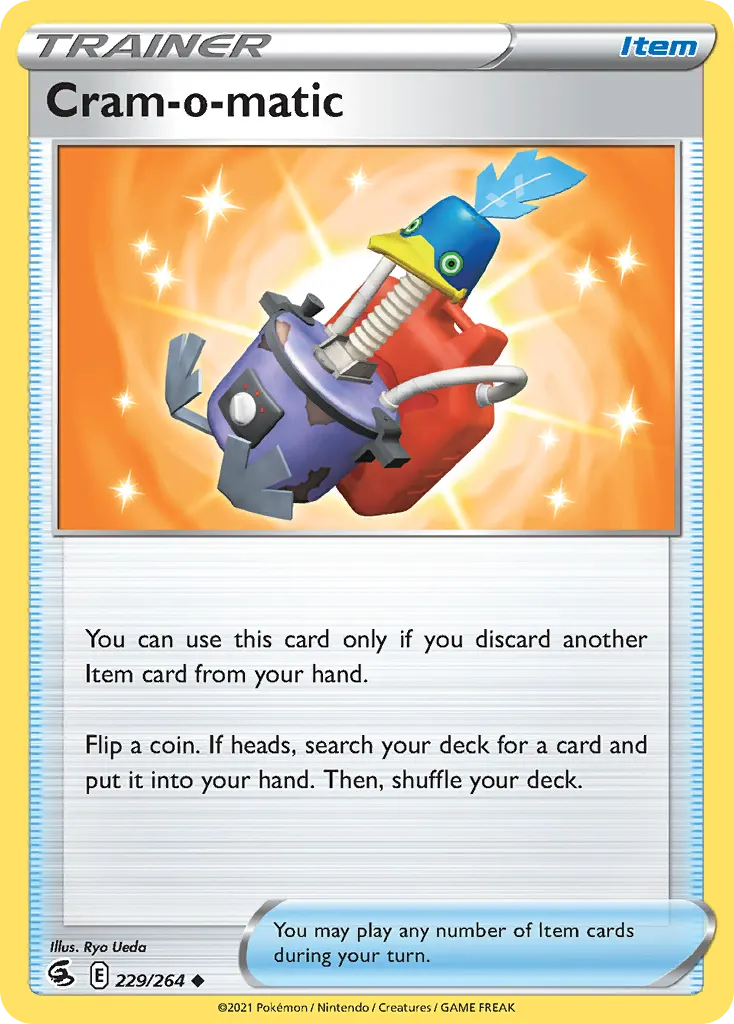 Cram-o-matic — Fusion Strike 229 Pokémon card