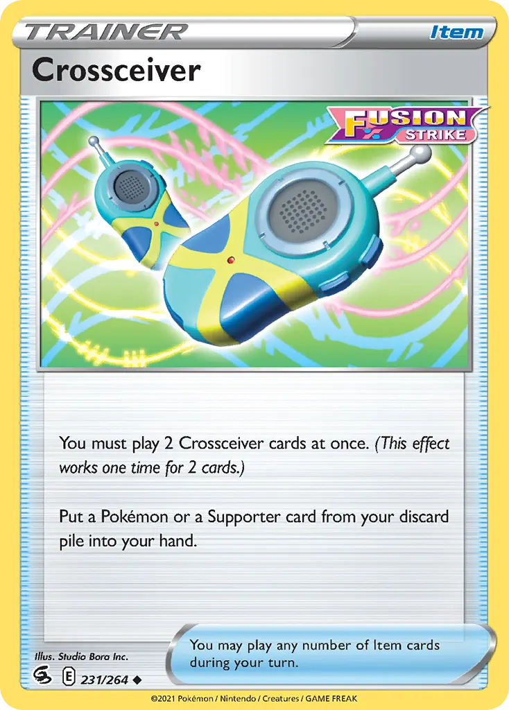 Crossceiver — Fusion Strike 231 Pokémon card