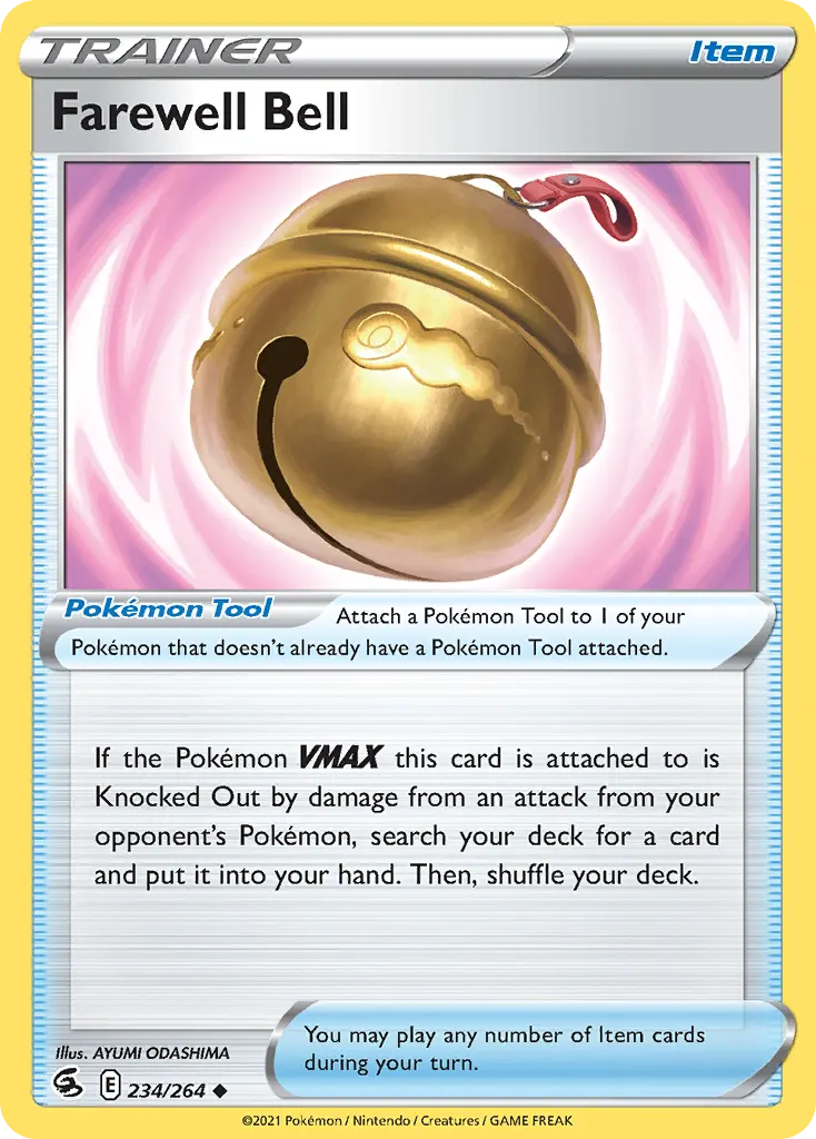 Farewell Bell — Fusion Strike 234 Pokémon card